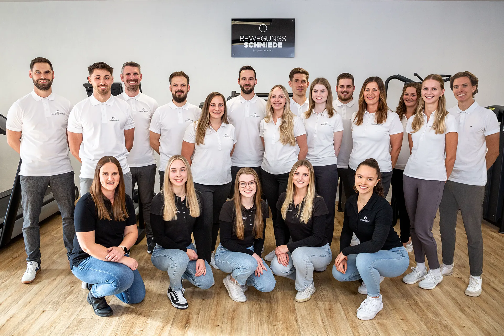 Das gesamte Team der Bewegungsschmiede Dennis Bast